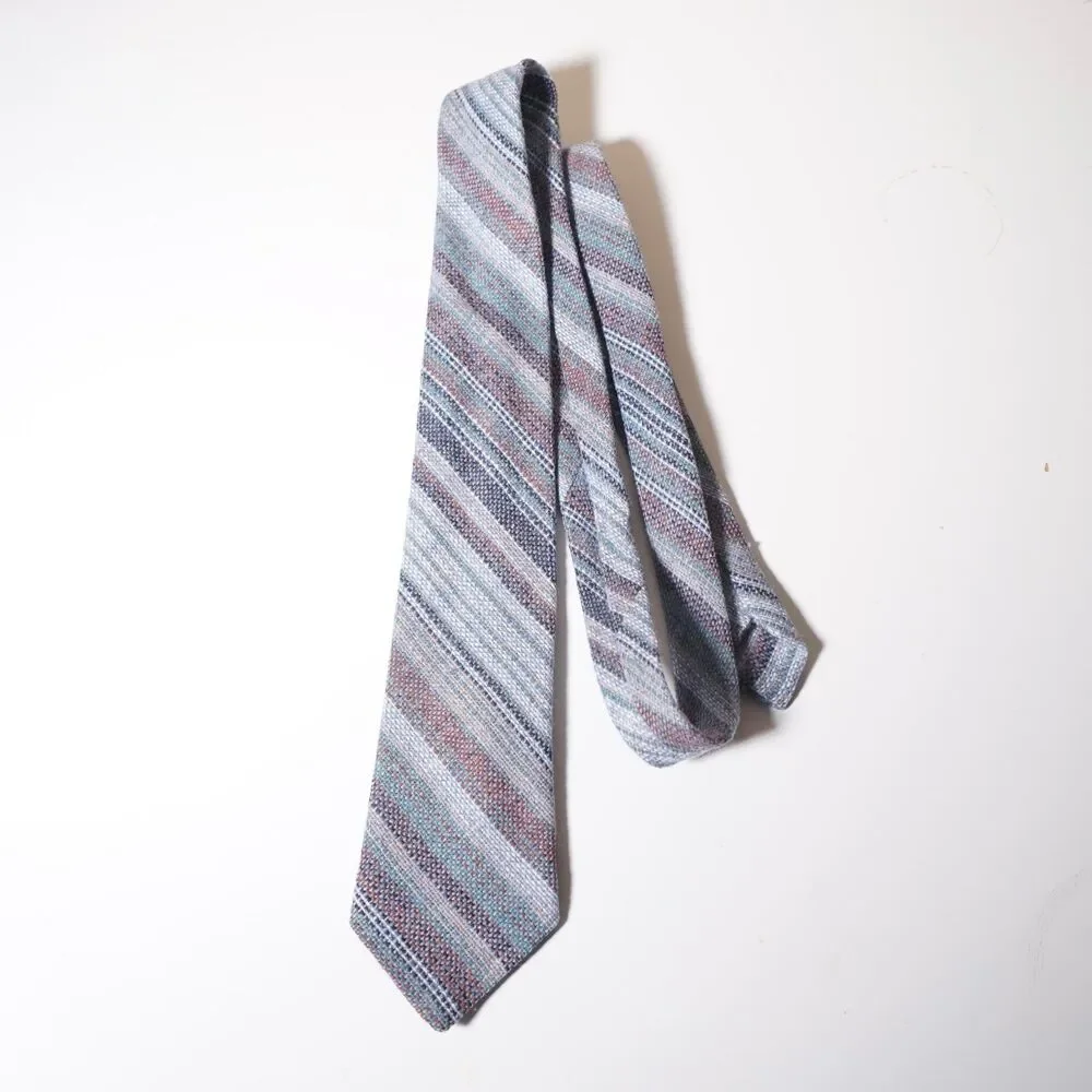 Hortex Tweed Tie Traditional Tweed Pure Wool Made in Ireland